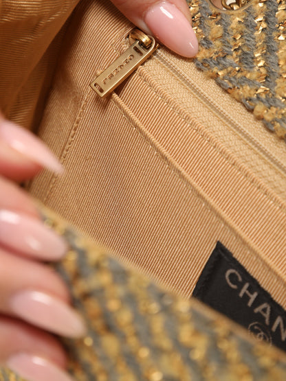 Extremely Rare Chanel Tweed Bijoux Bag