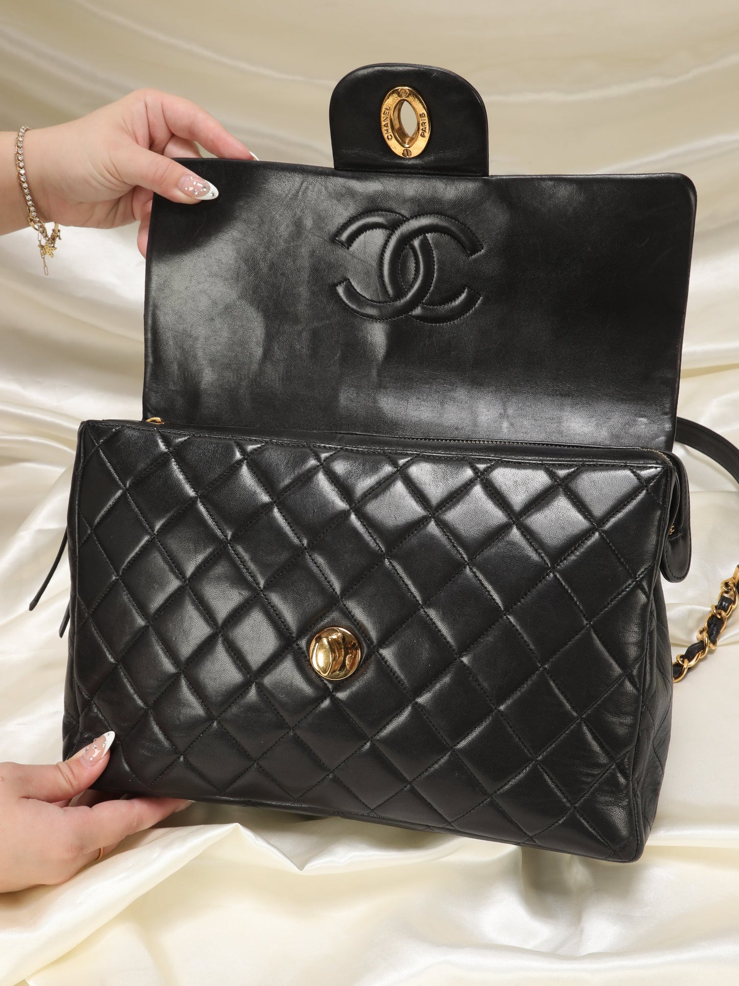 Extremely Rare Chanel Lambskin Classic Flap Backpack
