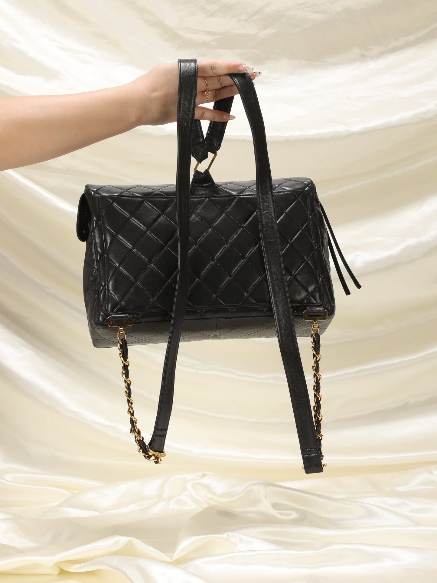 Extremely Rare Chanel Lambskin Classic Flap Backpack
