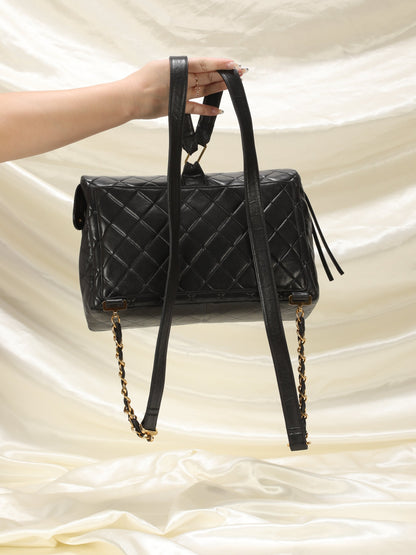 Extremely Rare Chanel Lambskin Classic Flap Backpack