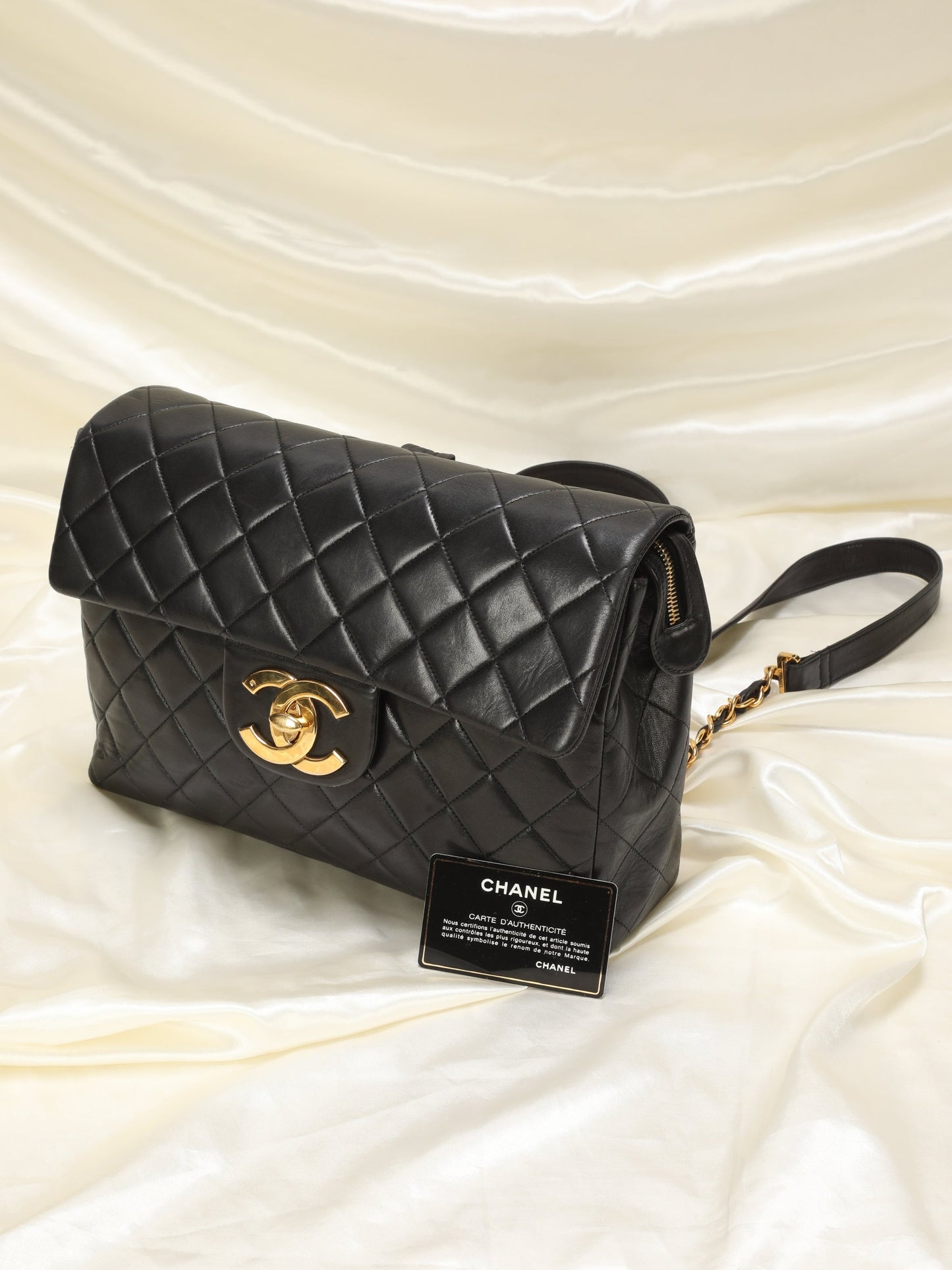 Extremely Rare Chanel Lambskin Classic Flap Backpack