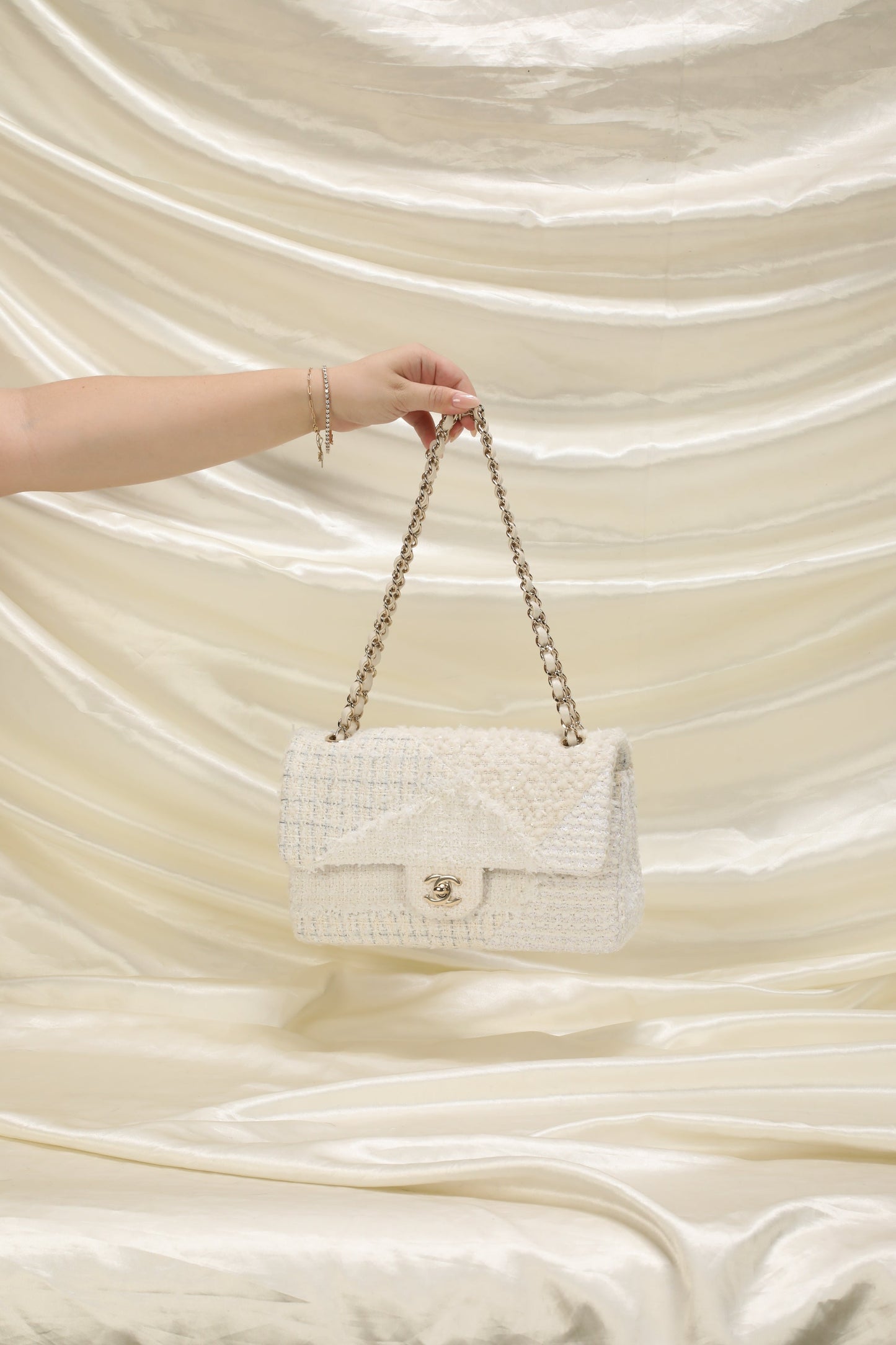 Chanel Tweed Flap Bag