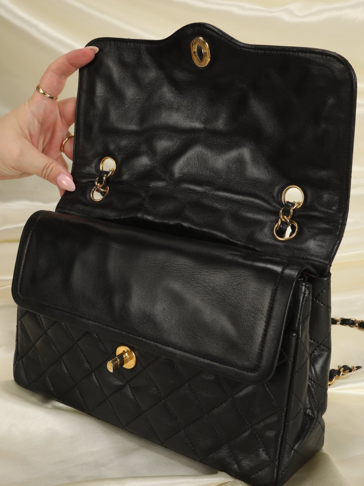 Chanel Two-Tone Medium Flap Bag