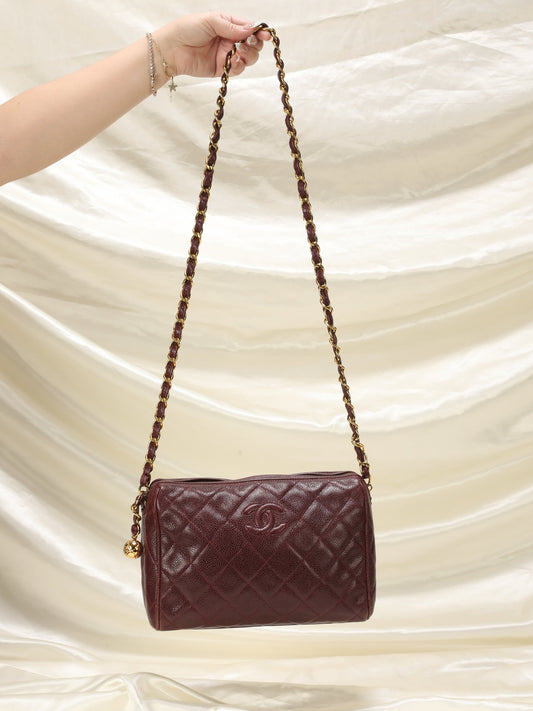 Chanel Caviar Quilted Camera Bag