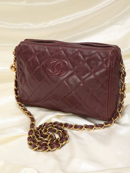 Chanel Caviar Quilted Camera Bag