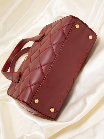 Chanel Quilted Bowler Bag