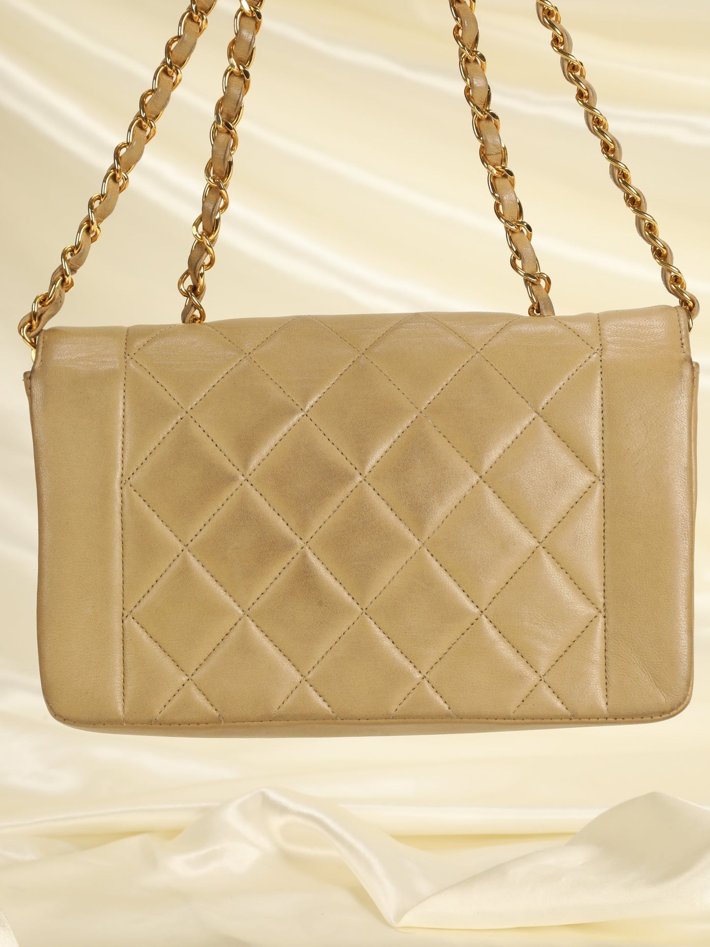 Chanel Taupe Small Diana Flap Bag
