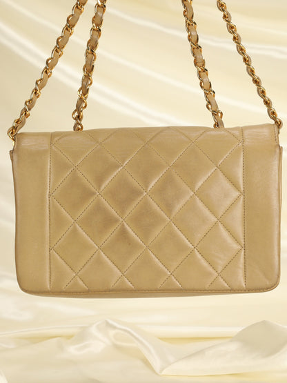 Chanel Taupe Small Diana Flap Bag