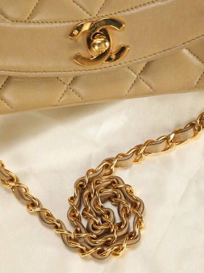 Chanel Taupe Small Diana Flap Bag