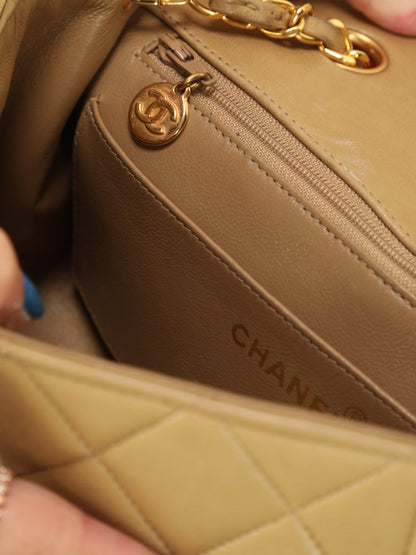 Chanel Taupe Small Diana Flap Bag