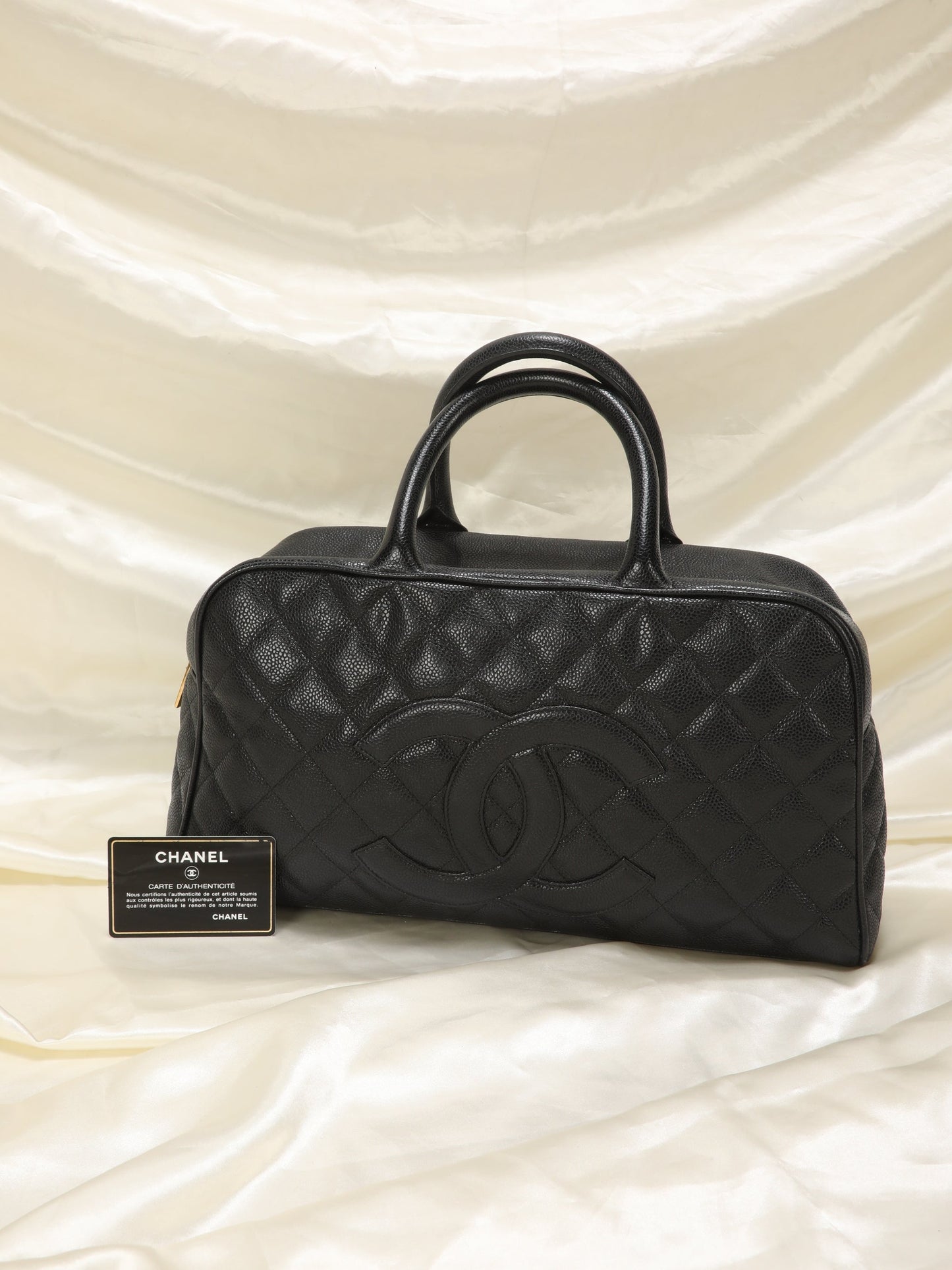 Chanel Caviar Bowler Bag