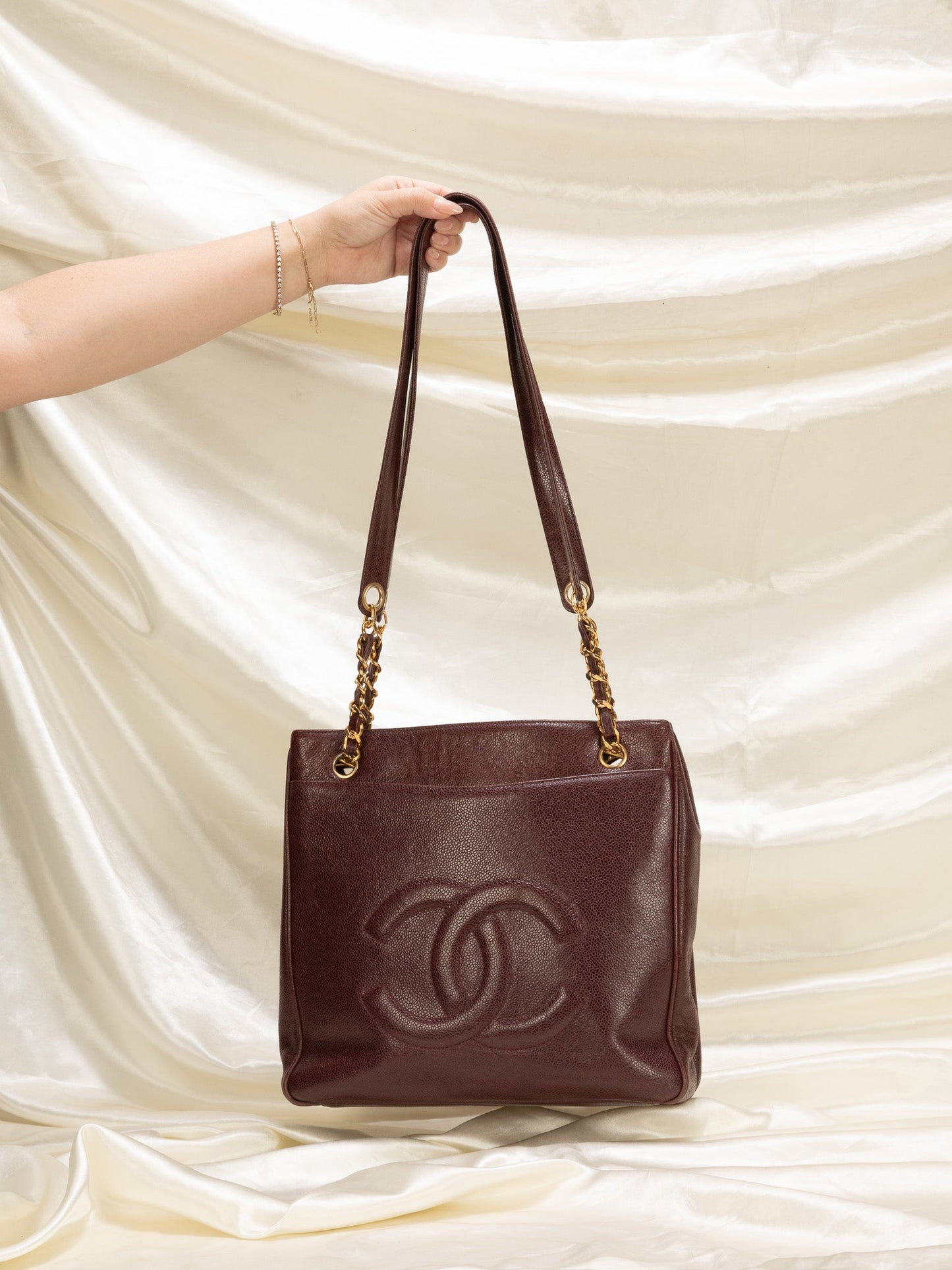 Chanel Caviar Double-Sided Tote