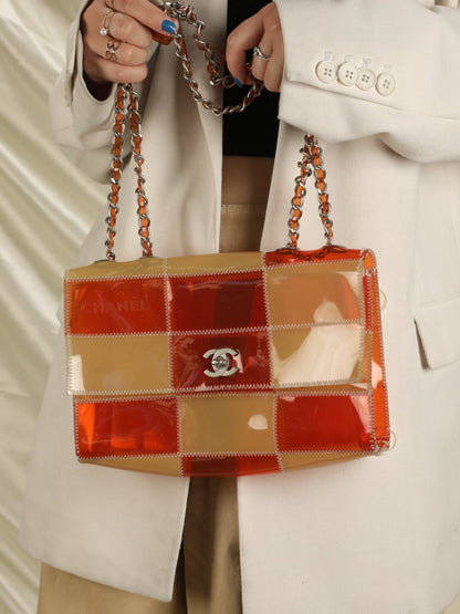 Chanel Vinyl Patchwork Bag