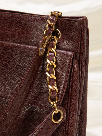 Chanel Caviar Double-Sided Tote