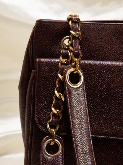 Chanel Caviar Double-Sided Tote