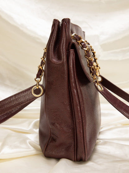 Chanel Caviar Double-Sided Tote