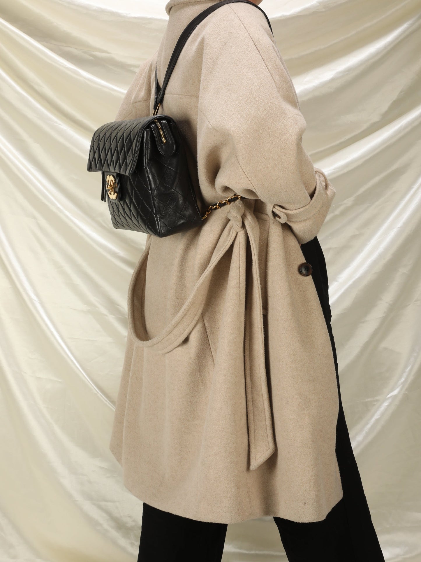 Extremely Rare Chanel Lambskin Classic Flap Backpack