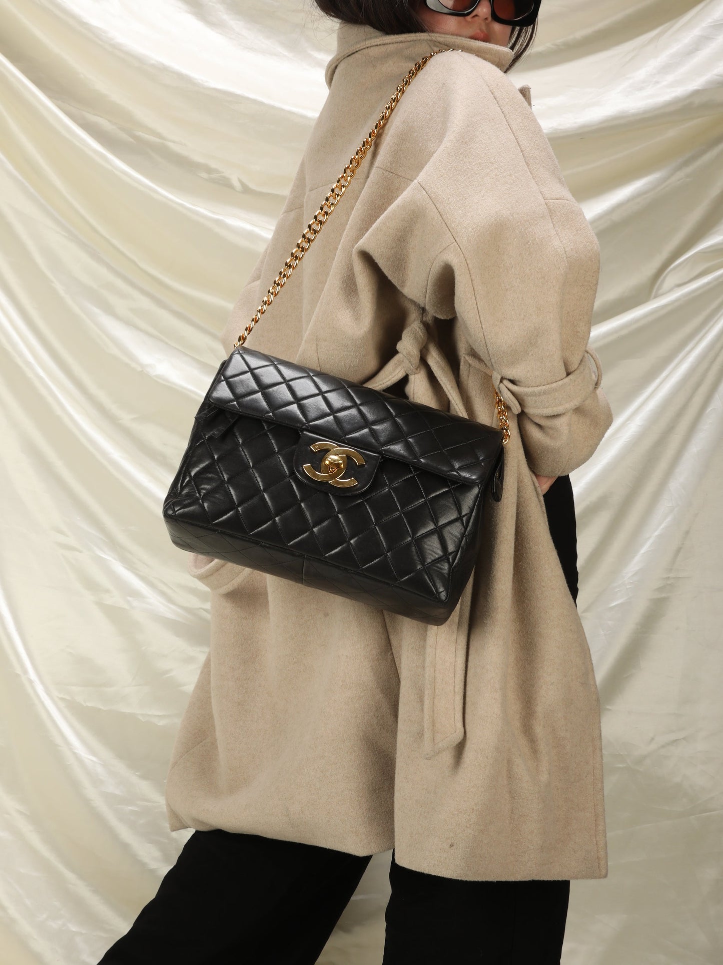 Extremely Rare Chanel Lambskin Classic Flap Backpack