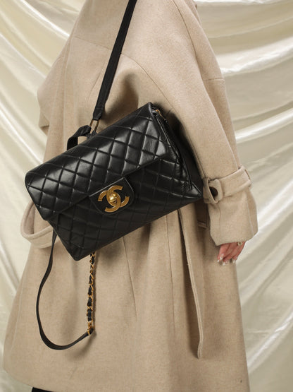 Extremely Rare Chanel Lambskin Classic Flap Backpack