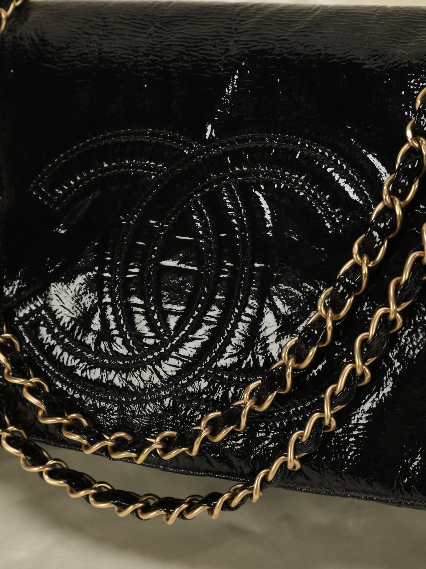 Chanel Timeless Patent Shoulder Bag