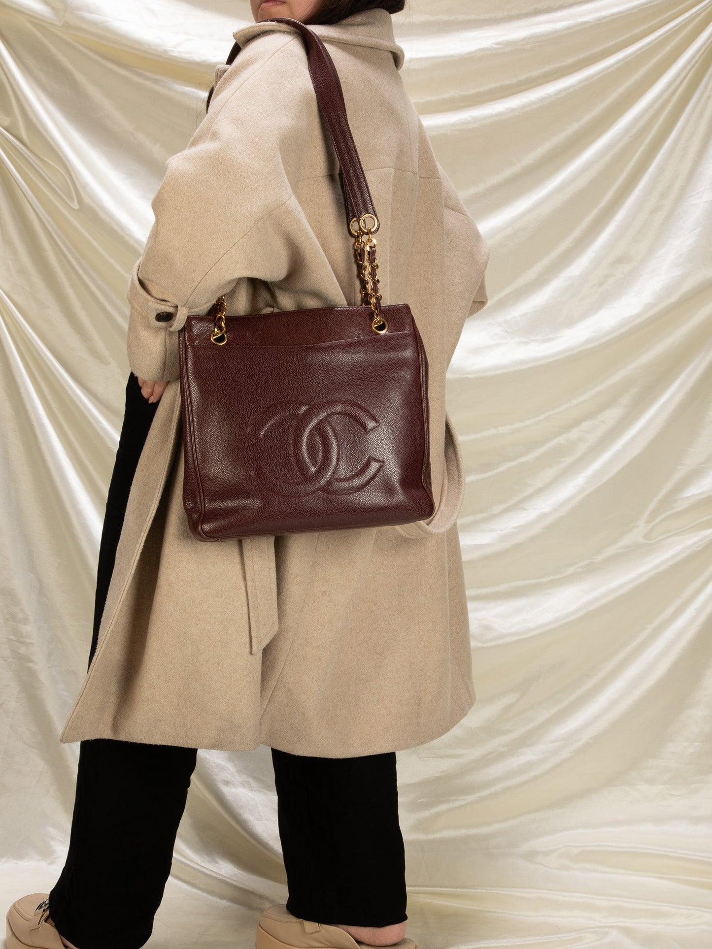 Chanel Caviar Double-Sided Tote