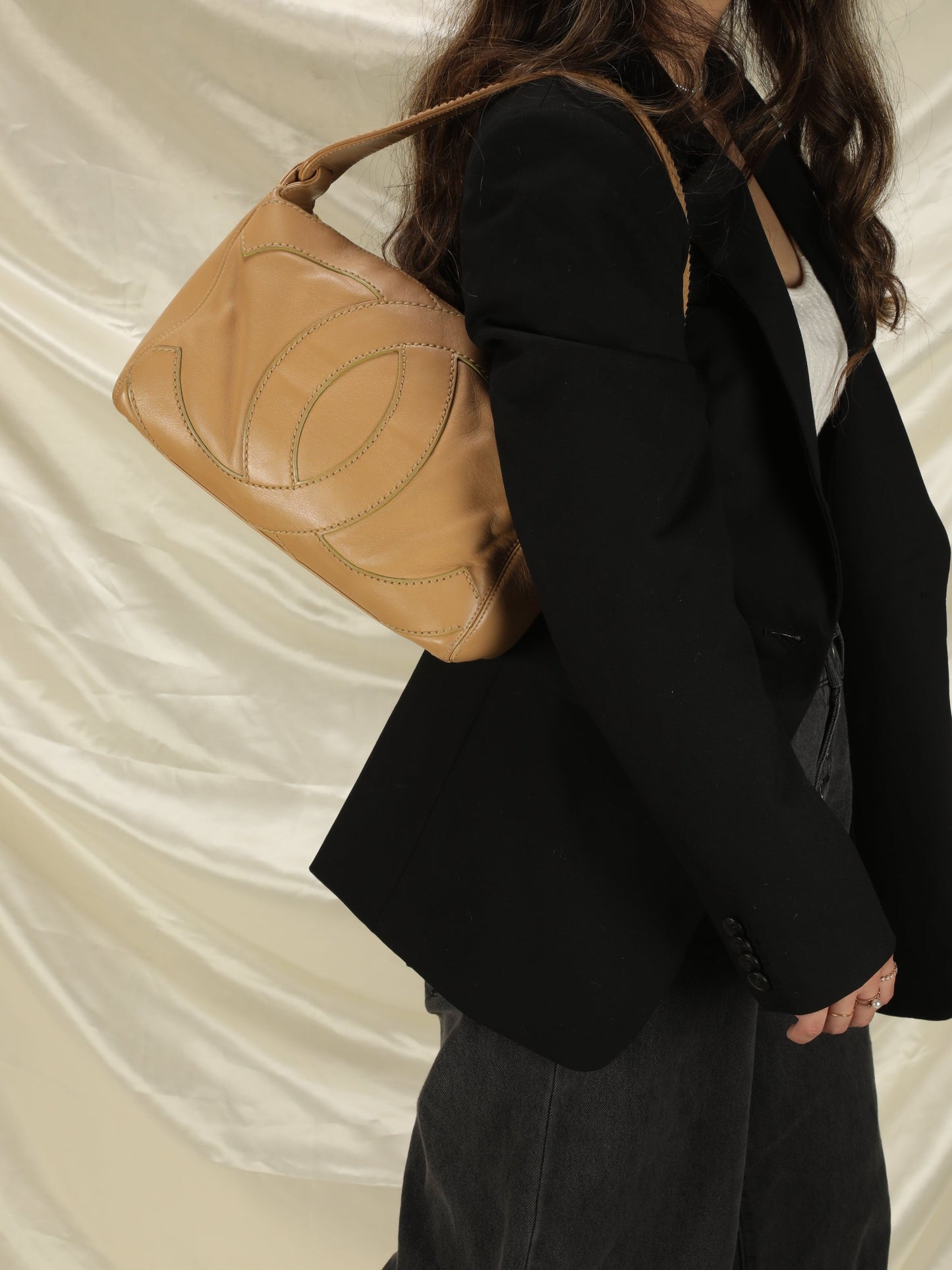 Chanel Surpique Hobo Bag