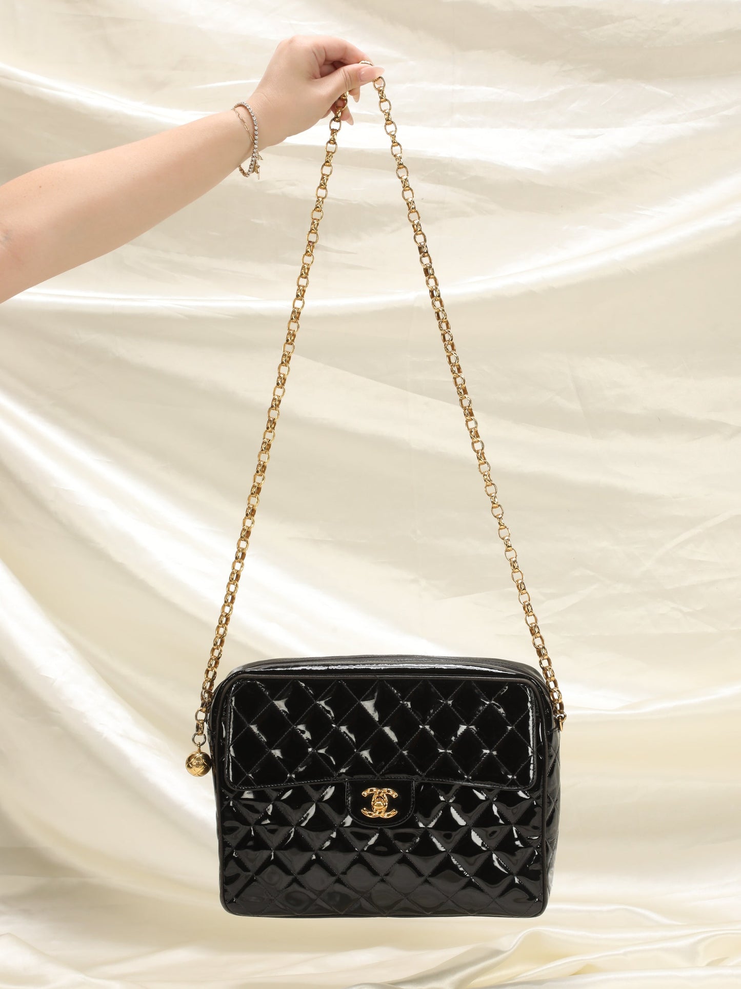 Chanel Patent Bijoux Camera Bag