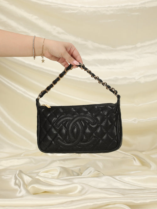 Chanel Caviar Black Pochette