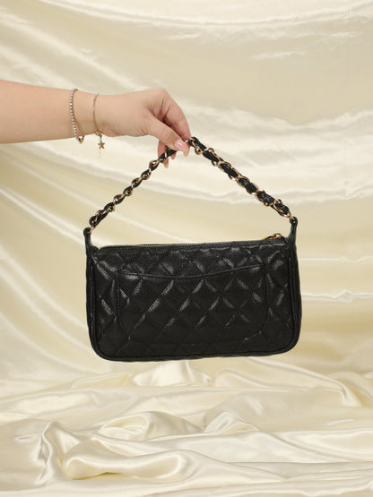 Chanel Caviar Black Pochette