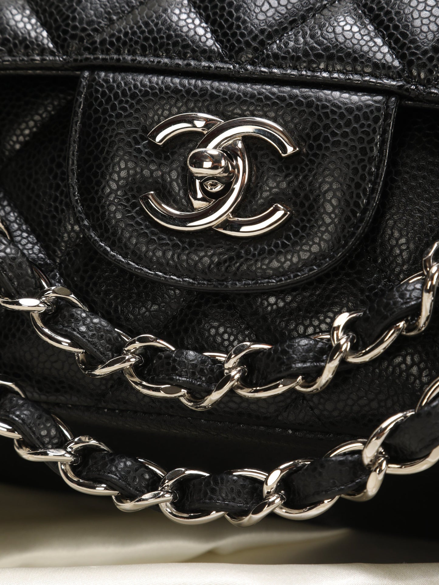 Chanel Caviar Jumbo Classic Flap