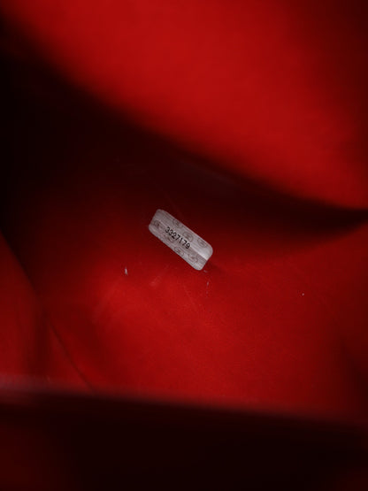 Chanel Caviar Red Logo Tote