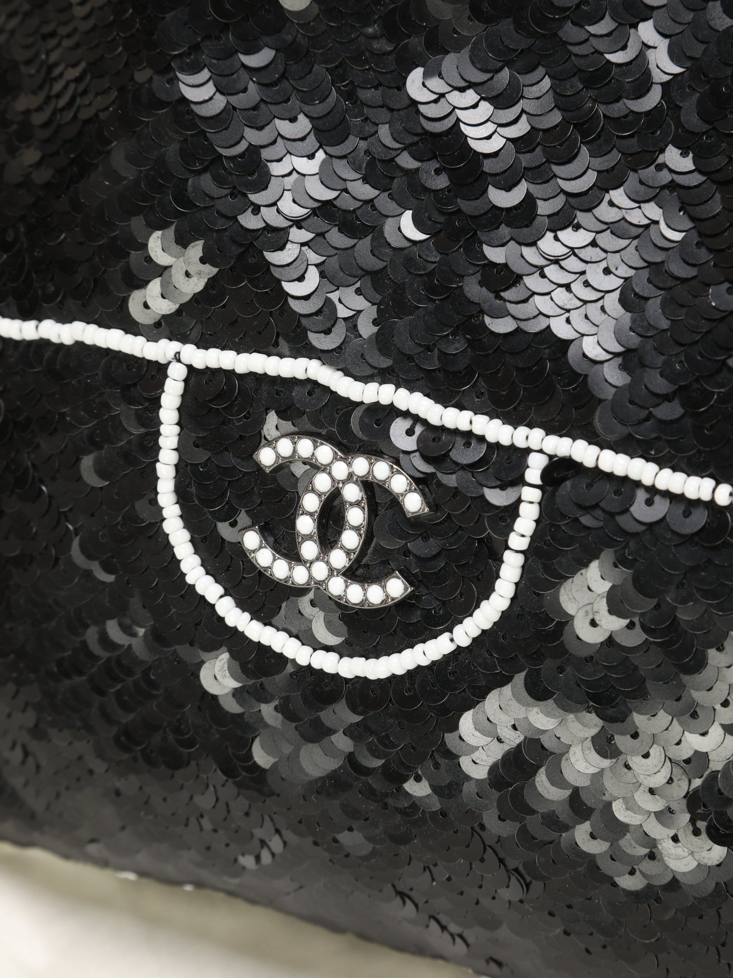 Extremely Rare Chanel Sequin Beaded Mini Bag