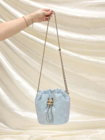 Chanel 2021 Iridescent Bucket Bag