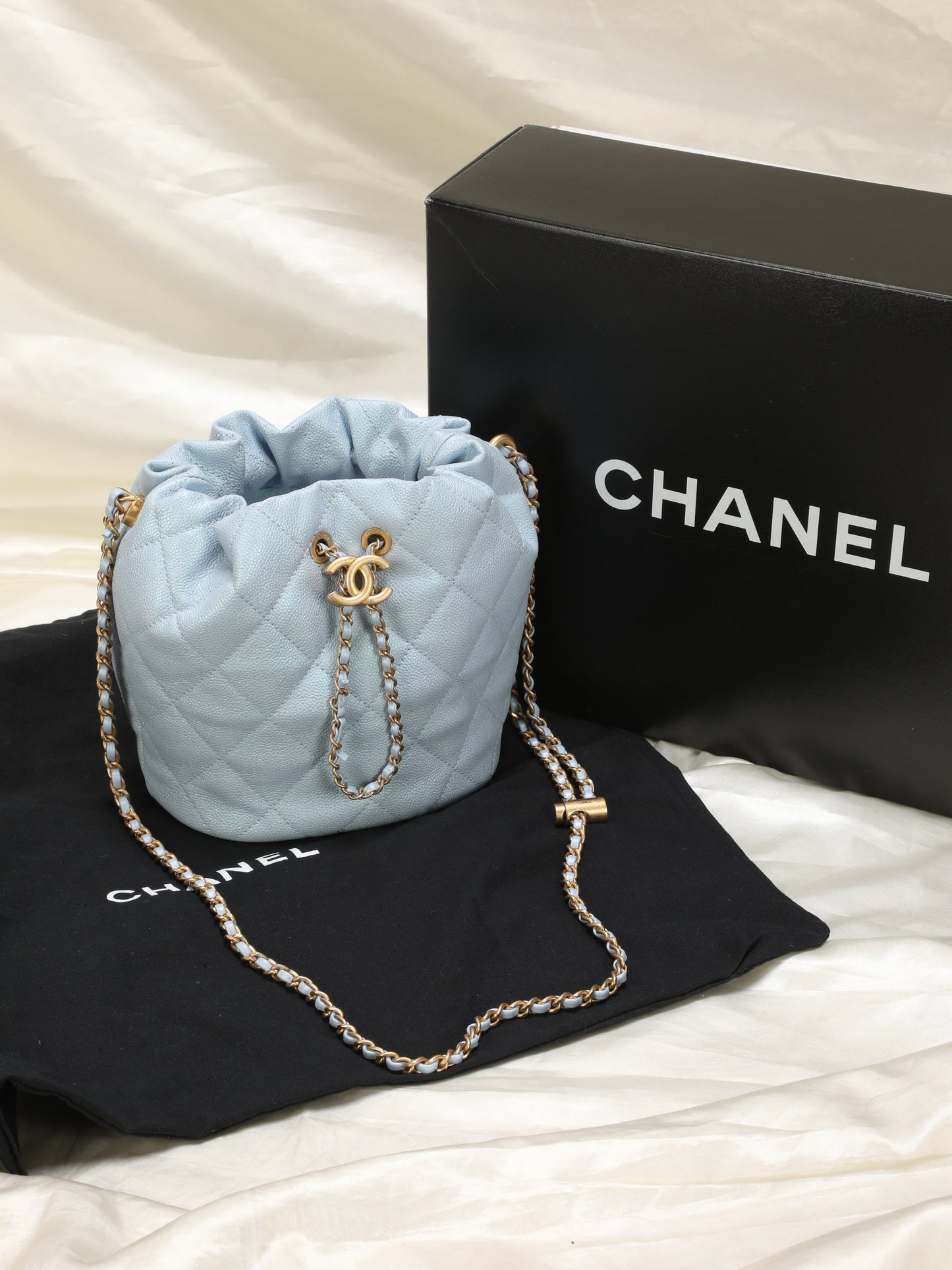 Chanel 2021 Iridescent Bucket Bag