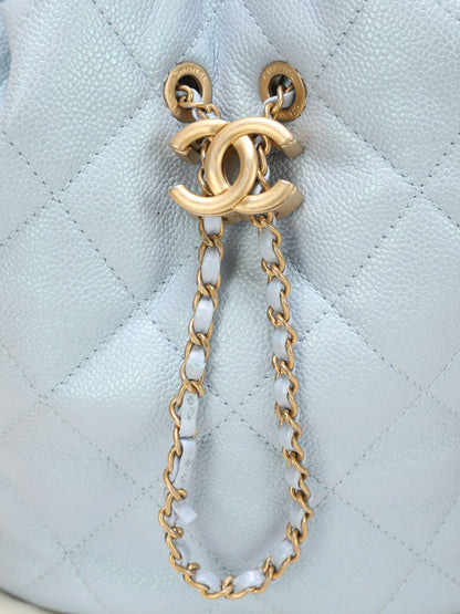Chanel 2021 Iridescent Bucket Bag