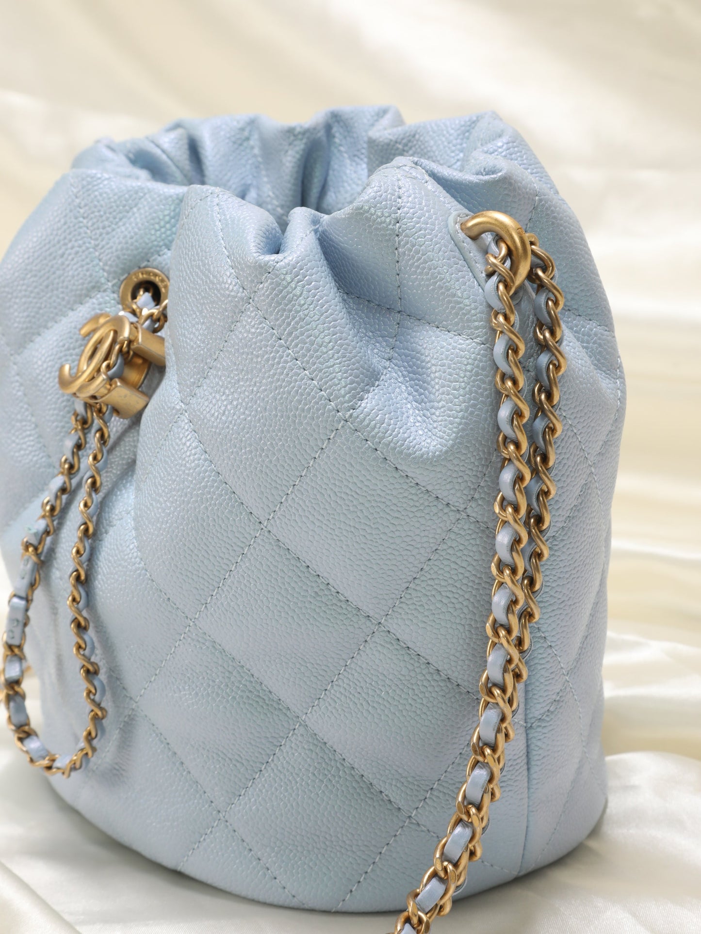 Chanel 2021 Iridescent Bucket Bag