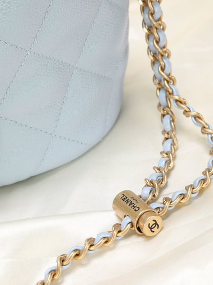 Chanel 2021 Iridescent Bucket Bag