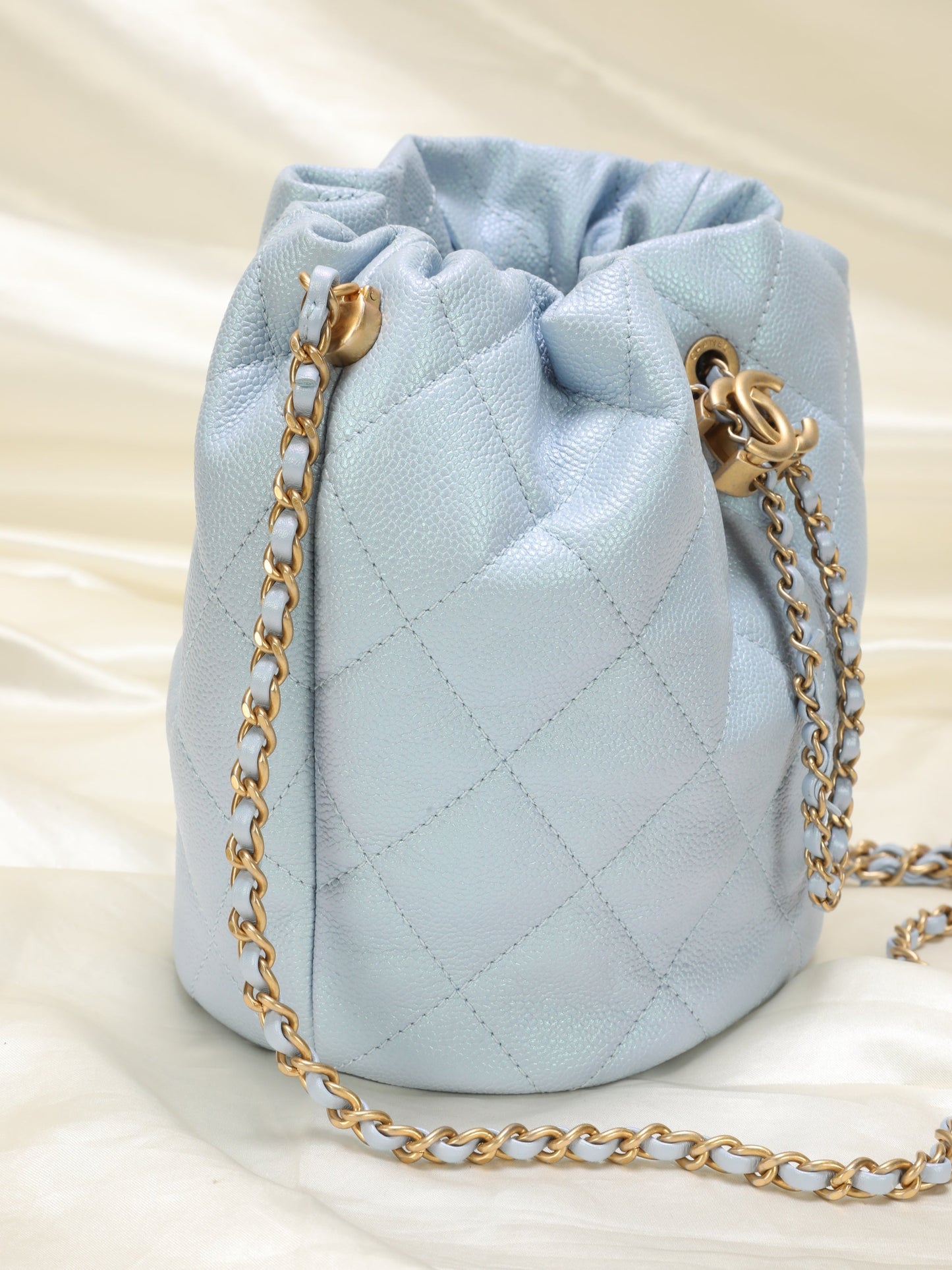 Chanel 2021 Iridescent Bucket Bag