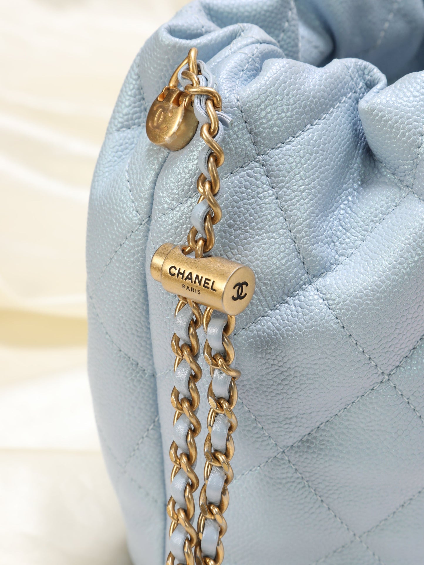 Chanel 2021 Iridescent Bucket Bag