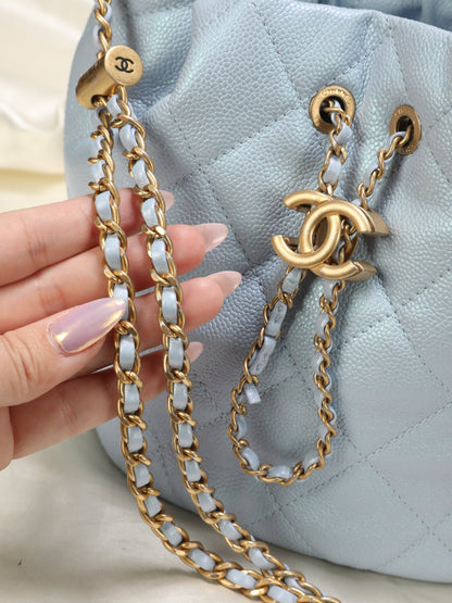 Chanel 2021 Iridescent Bucket Bag