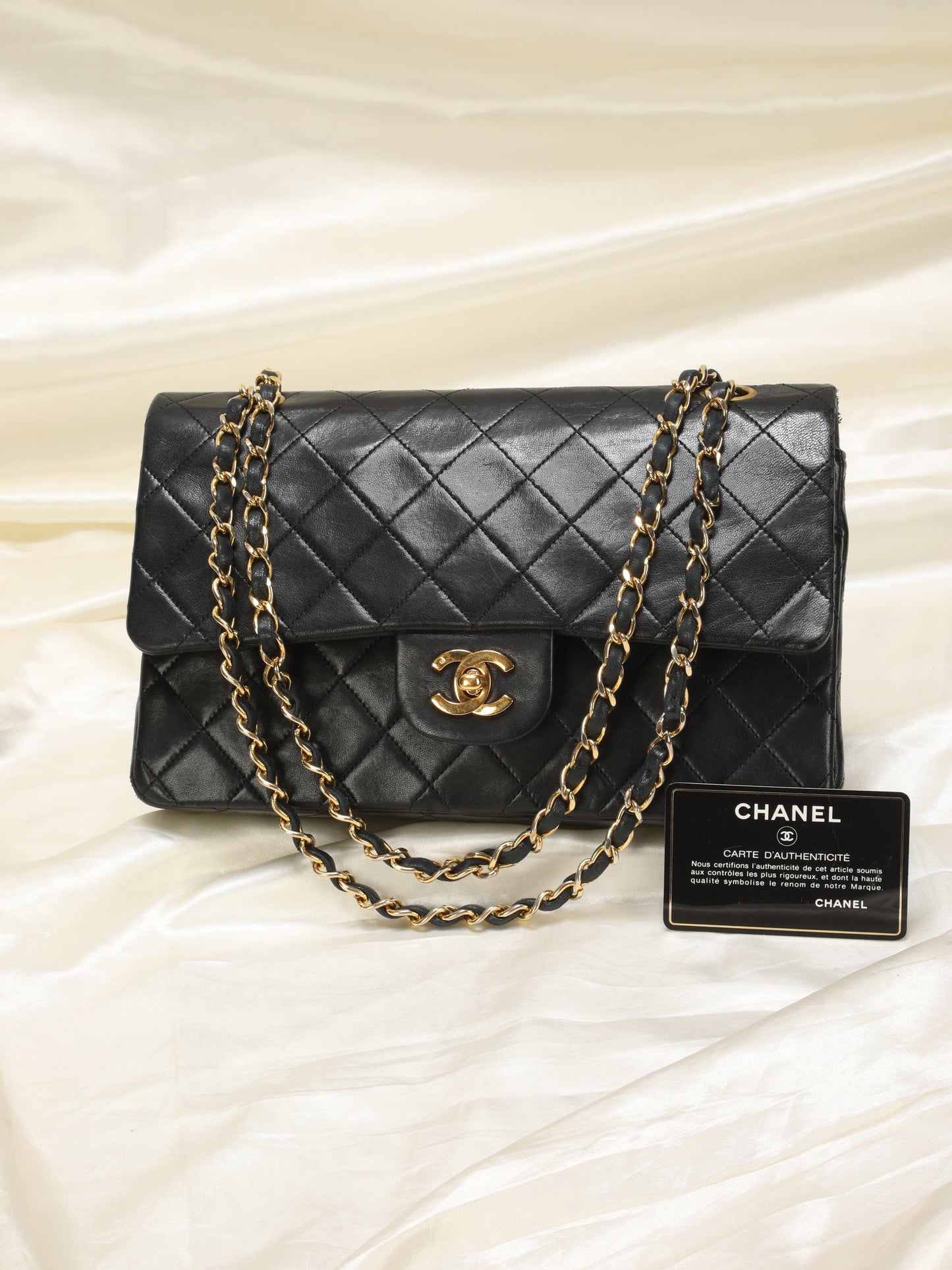 Chanel Medium Lambskin Double Flap