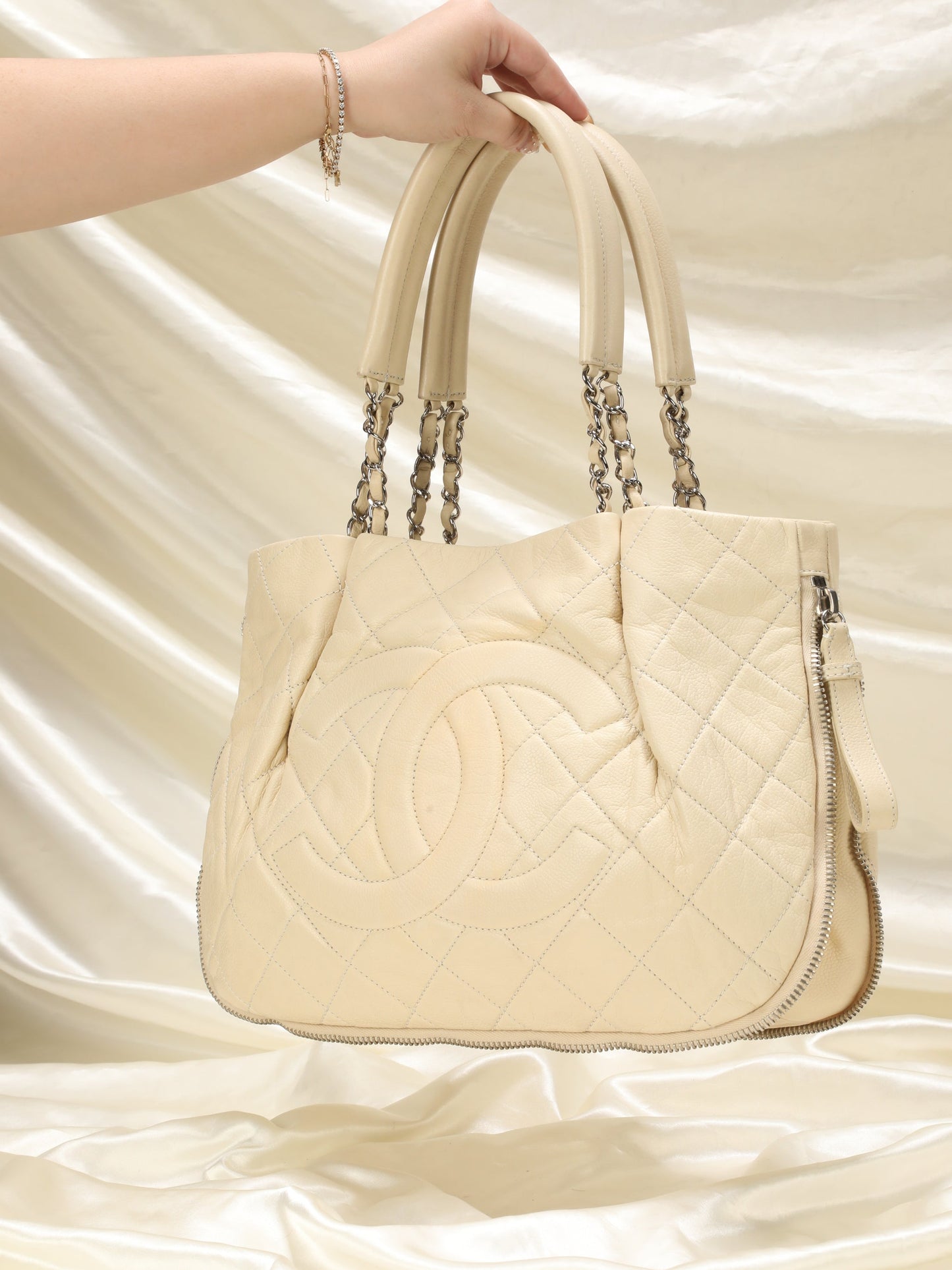 Chanel Timeless Caviar Quilted Tote