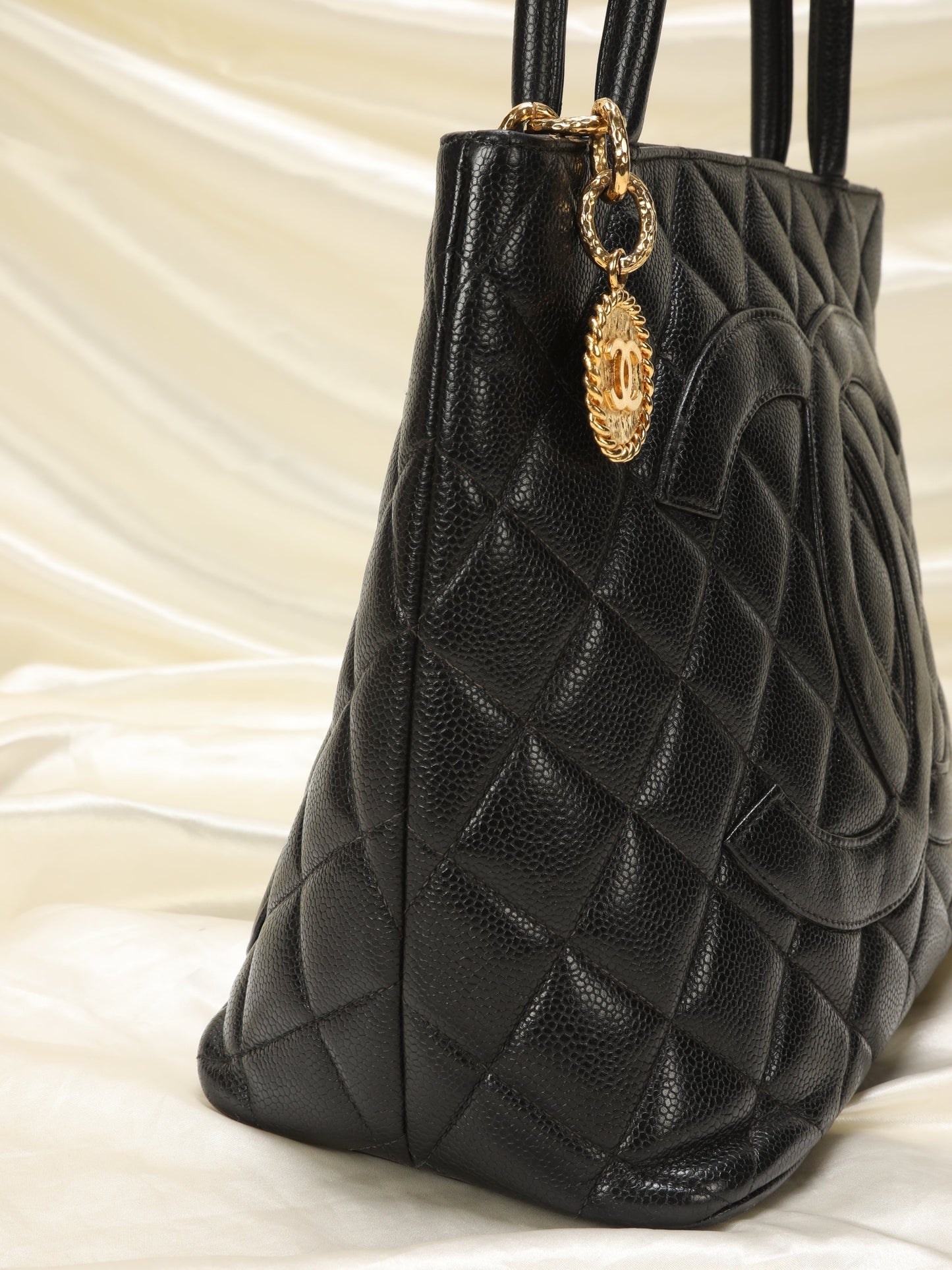 Chanel Medallion Caviar Tote