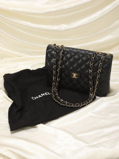 Chanel Caviar Jumbo Flap Bag