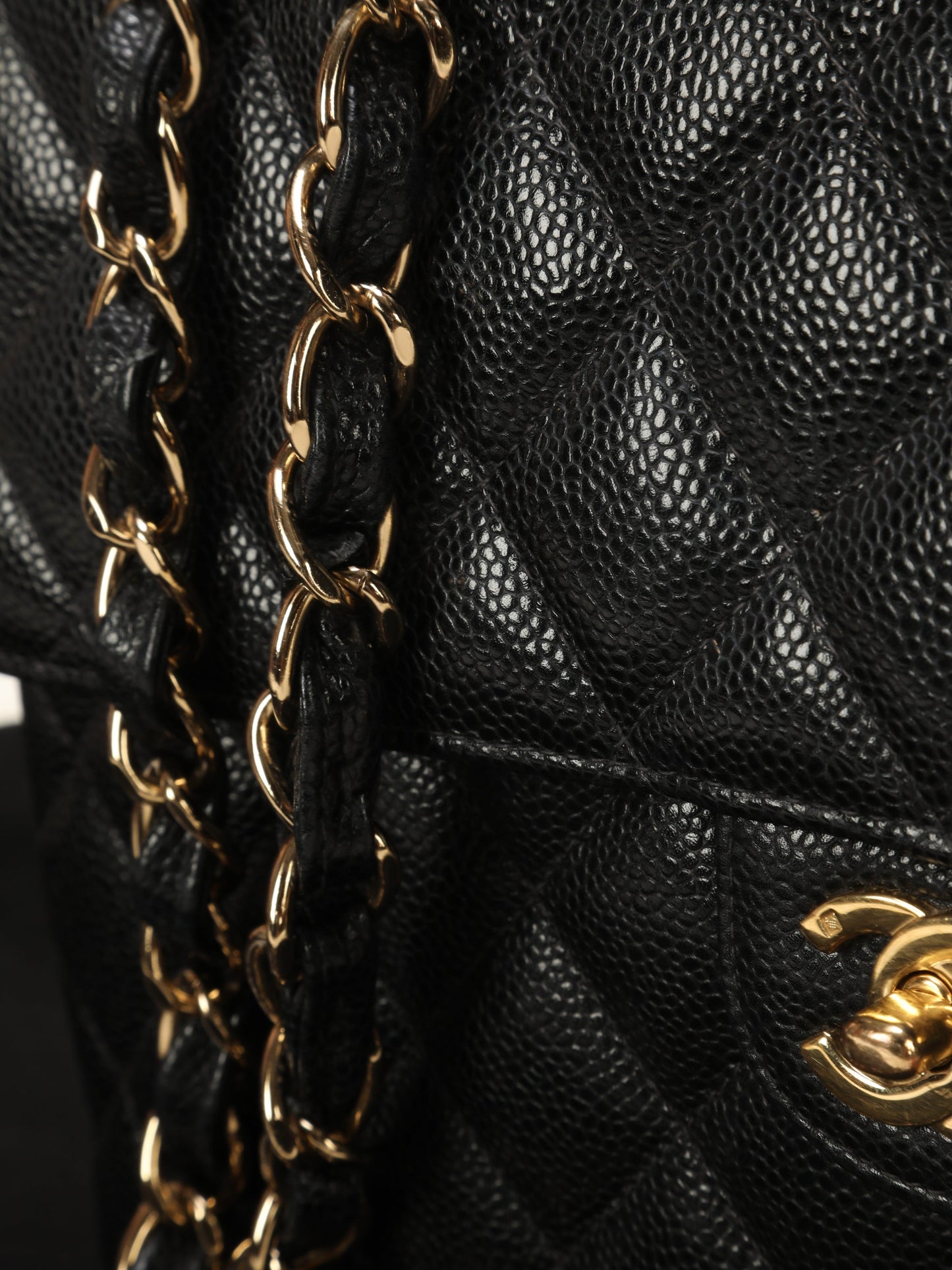 Chanel Caviar Jumbo Flap Bag