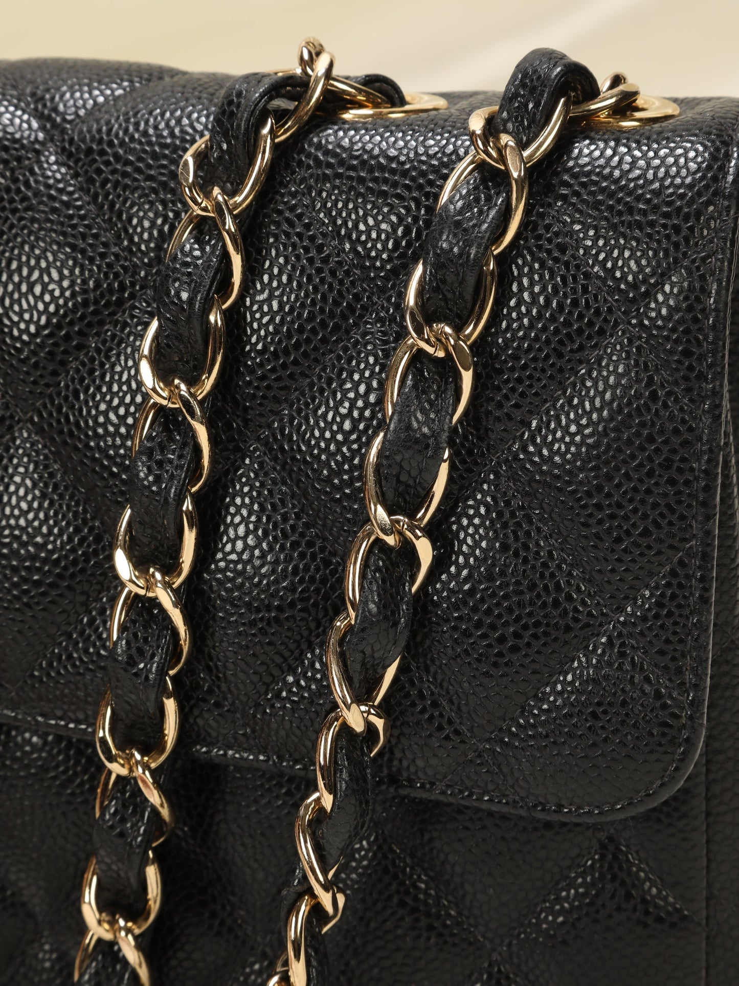 Chanel Caviar Jumbo Flap Bag