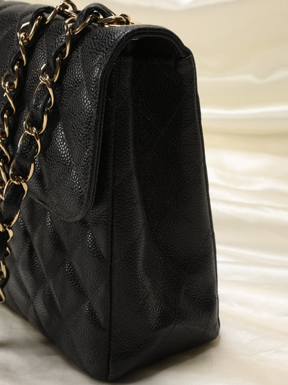 Chanel Caviar Jumbo Flap Bag