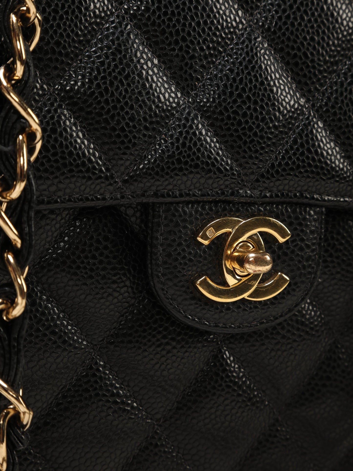 Chanel Caviar Jumbo Flap Bag
