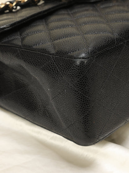 Chanel Caviar Jumbo Flap Bag