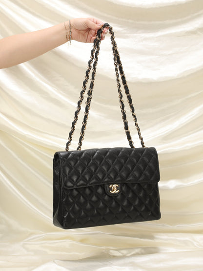 Chanel Caviar Jumbo Flap Bag